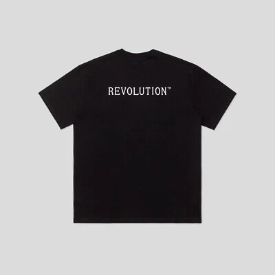 BNWT Revolution of 1995 - Logo Men's Evergreen Loose Fit T-Shirt / Black - Image 1 of 4