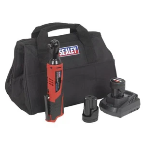 Sealey Cordless Ratchet Wrench Kit 3/8" Drive 12V SV12 2 Batteries CP1202KIT - Picture 1 of 2