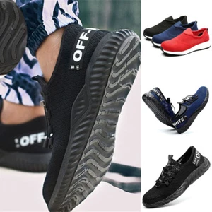 Work Shoes Training Shoes Women's Men's Ultralight Steel Toe Safety PPE Women's - Picture 1 of 18
