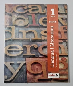 LIBRO LLENGUA I LITERATURA 1° ESO TERCER TRIMESTRE Spain Marjal/Grup Edebe 2015 - Imagen 1 de 16