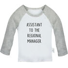 Assistant to the Assistant Regional Manager Funny T-shirts Baby Graphic Tees Top