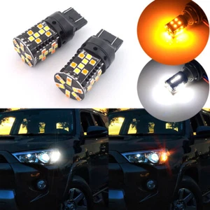 2 No Resistor Switchback LED Turn Signal Light Bulb for Toyota 4Runner 2014-2019 - Picture 1 of 12