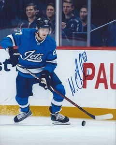 Nikolaj Ehlers Signed 8x10 Photo Winnipeg Jets 3rd Jersey Autographed COA C - Picture 1 of 1