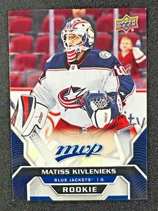 Matiss Kivlenieks RC #242 2020-21 Upper Deck MVP NHL Blue Factory Set Parallel - Picture 1 of 2