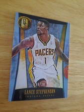 2013-14 Panini Gold Standard Lance Stephenson #06/10 Indiana Pacers