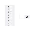 White Sticky Tabs Alphabet Book Tabs New Index Tabs  Files