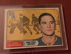 1968 O-Pee-Chee #68 Arnie Brown New York Rangers EX - Picture 1 of 2