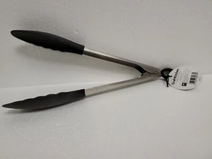 CraftKitchen 11" Edelstahlzange haben Silikonspitzen, hitzebeständig, Schloss - Bild 1 von 2