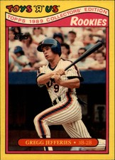 A8602- 1989 Toys'R'US Rookies Baseball Cards 1-33 -You Pick- 10+ FREE US SHIP