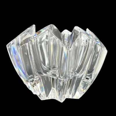 Candelabro estrella de 8 puntos geométrico de cristal 4” candelabro luz de té Foto 1 de 4