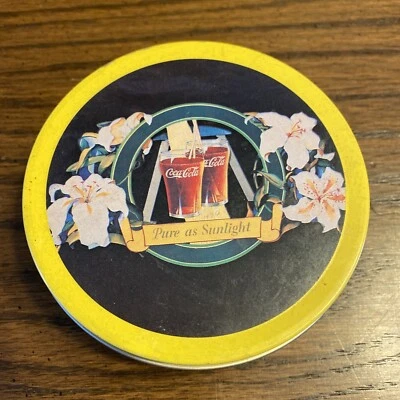 1994 Coca Cola Coaster Set-6 pc-Collectors Tin-“Pure As Sunlight” - Image 1 of 4