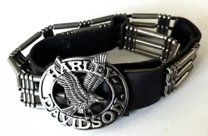Cintura HARLEY DAVIDSON.(Fibbia # 97635-05V Aquila volante tono argento) rara da trovare - Foto 1 di 8