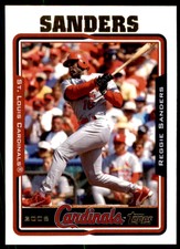 2005 TOPPS REGGIE SANDERS ST. LOUIS CARDINALS #110
