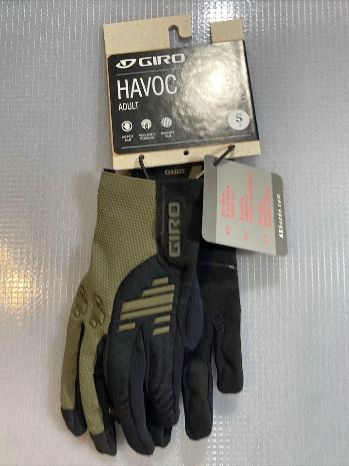 Giro Men’s Havoc Full Finger Cycling Gloves Small S (9090-2) - Image 1 of 4