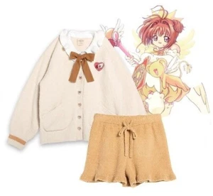 Card Captor Sakura Winged Egg Crown Costume Loungewear Pajama Women Cosplay - Picture 1 of 11