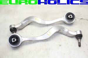 Pair BMW E63 650i 04-10 Right Left Front Lower Control Arm Forward
