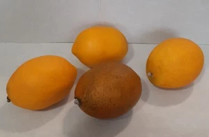 Artificial Faux Fake Fruit LEMONS Yellow Realistic Home Decor Staging Props - Picture 1 of 6