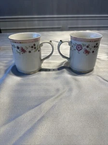 grace teaware Pink And White Coffee/ Tea Cups - Picture 1 of 9