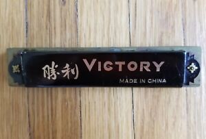Vintage Victory Harmonica - Made In China - No Box Great Shape no Cracks 