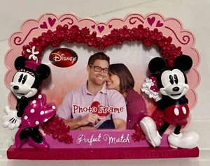 Disney Mickey Mouse Minnie Mouse Bilderrahmen Disneyland Figur 3D 4 x 6 - Bild 1 von 4