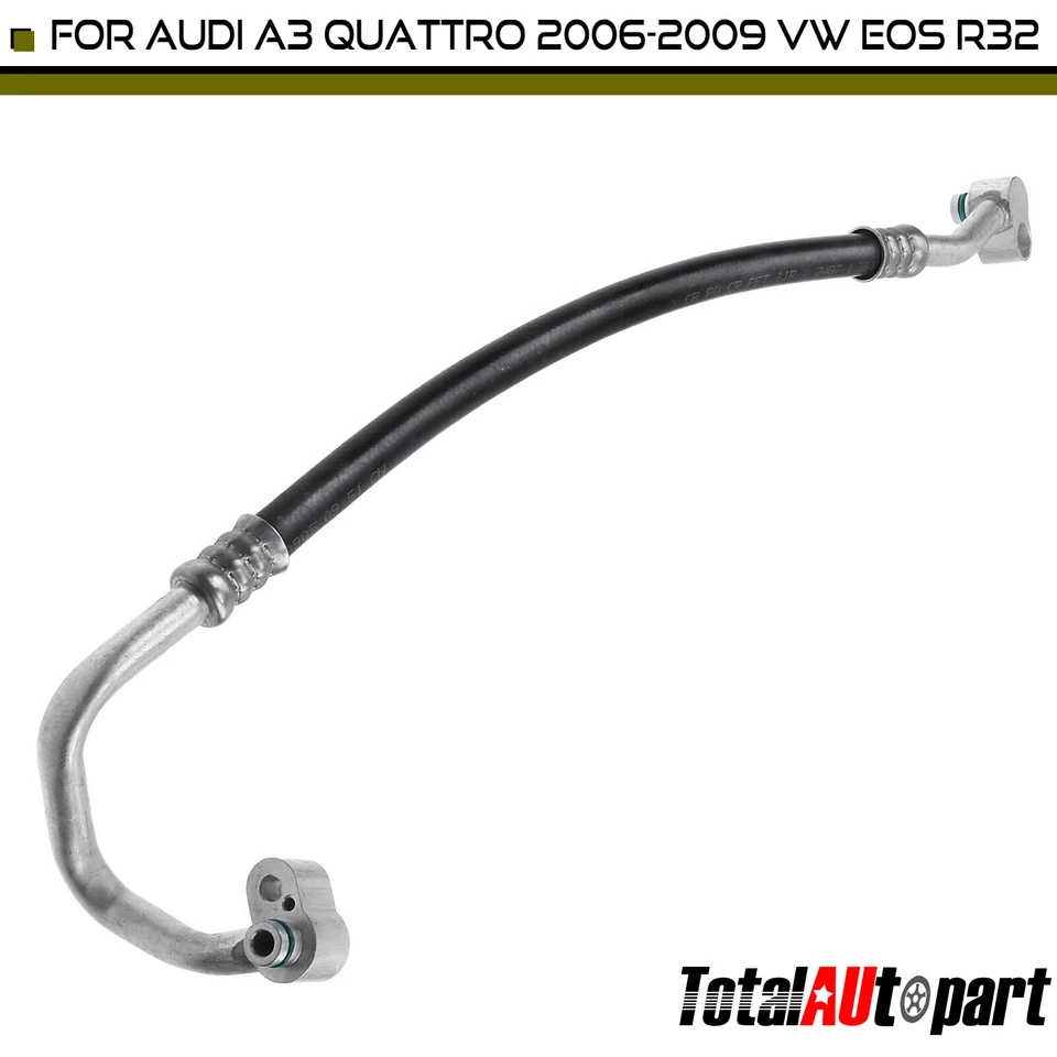 A/C Refrigerant Discharge Hose for Audi A3 Quattro 2006-2009 Volkswagen Eos R32 - Image 1 of 4