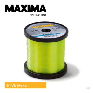 Maxima Hi Visibility Mainline - Salmon Sea Trout Game Fishing Line Monofilament - Picture 1 of 1