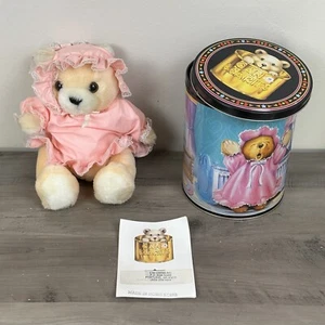 Vintage Collectible Can Bearies Jr Brown Bear Pajamas In Tin Can 80s No 102 - Picture 1 of 15