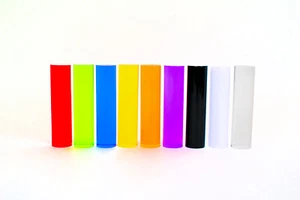 Muestra de 9 clavijas Giant Lite Brite | Varillas transparentes pulidas redondas brillantes SEGURAS PARA NIÑOS - Imagen 1 de 7