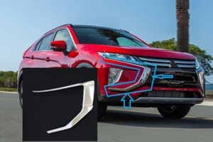 for 2018-20 Eclipse Cross front bumper cover RH chrome molding  insert set 2pc - Bild 1 von 5
