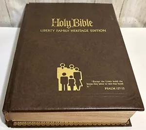 1977 Holy Bible Liberty Family Heritage Edition KJV Gilded Edges Red Letter Ed. - Bild 1 von 15