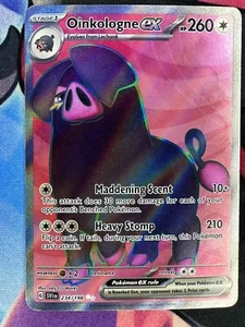 Oinkologne ex - 234/198 Ultra Rare Scarlet & Violet Base Set Pokemon TCG - Picture 1 of 2