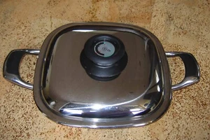Padella griglia originale AMC Arondo padella con coperchio Visiotherm 32 cm 2,2 litri - Foto 1 di 2