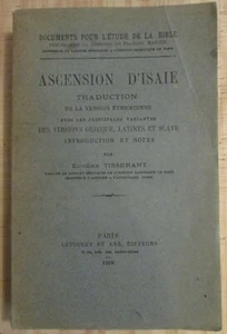 RELIGION STUDY BIBLE ASCENSION OF ISAIA TRANSLATION ETIOPIAN VERSION 1909 - Picture 1 of 3