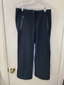 Boulder Gear AFRC Pants Womens Size 10 Black Tech Softshell Snow Cuff Pocket - Picture 1 of 9