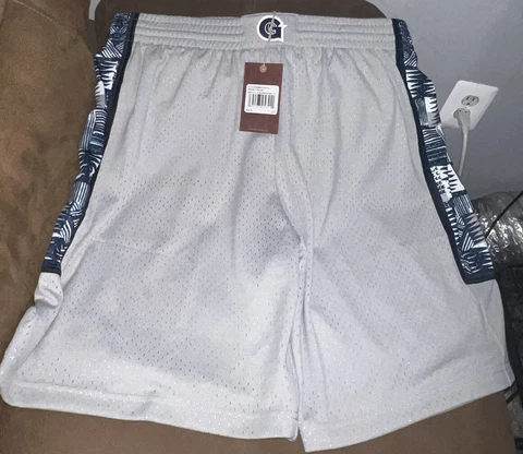 NWT Mitchell & Ness Georgetown Hoyas Mens Sz XXL 2XL GRAY 1995 Swingman Shorts Cover