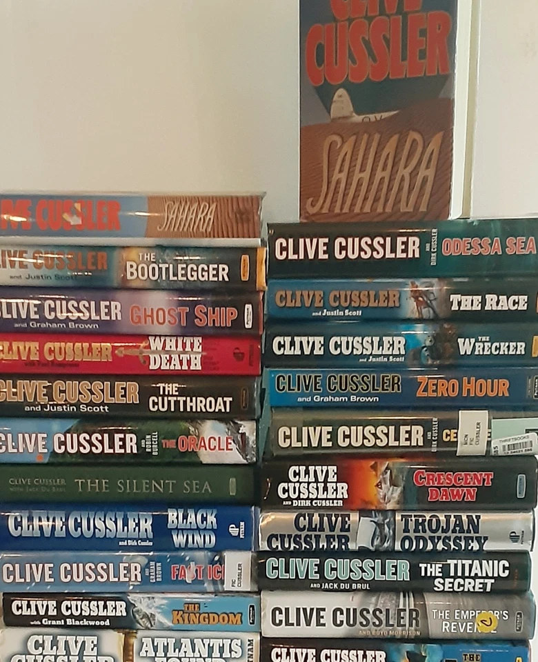 YOU PICK the Title-Hardcover Novels by CLIVE CUSSLER - Image 1 of 1