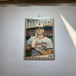 Fleer Bill Ripken 1989 #616 caja negra variación de error #616 Orioles  - Imagen 1 de 2