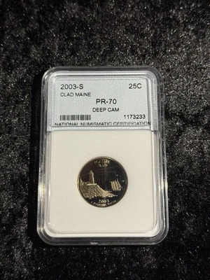 2003-S Maine State Quarter PF-70 Deep Cam - Image 1 of 2