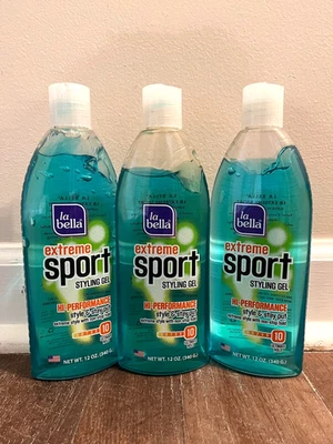 3 La Bella Extreme Sport Styling Gel Hi Performance #10 Ultimate Hold 12 Oz. - Image 1 of 2