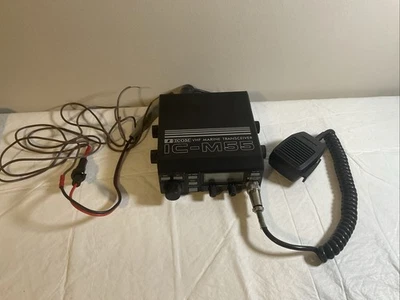 ICOM VHF Marine Transceiver IC-M55 Untested - Image 1 of 4
