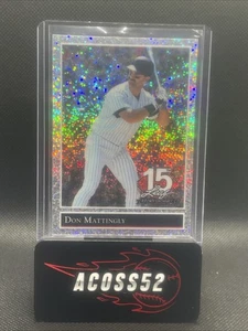 2025 Leaf National Exclusive Don Mattingly 15/15 - Picture 1 of 2