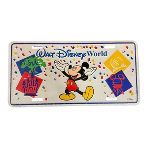 Walt Disney World Metal License Plate Vintage 1999 Sealed - Picture 1 of 2