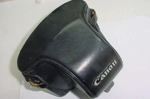 Funda de cuero negra Canon ACT./A para Canon serie A con bobinadora Canon A - Imagen 1 de 6