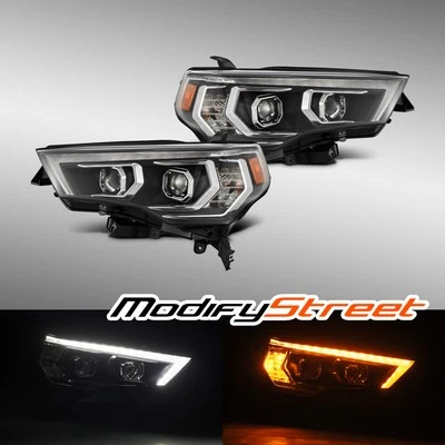 Faros proyectores de repuesto negros para Toyota 4Runner serie PRO G2 14-20 Foto 1 de 4