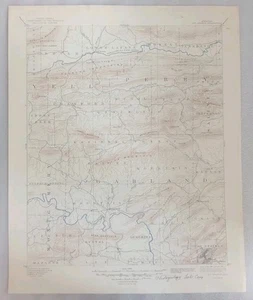 MAPPA TOPOGRAFICA VINTAGE ORIGINALE HOT SPRINGS ARKANSAS INDAGINE GEOLOGICA 1949 USGS - Foto 1 di 6