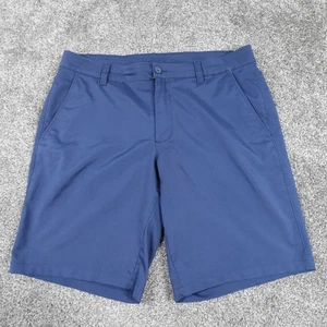 Under Armour Shorts Blue Size 34 W34 Mens Gym Golf Summer - Picture 1 of 12