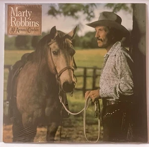 SEALED- Marty Robbins-All Around Cowboy- Vinyl Record 1979 Country JC36085 - Picture 1 of 2