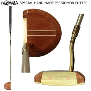 HONMA BERES SPECIAL HAND MADE PERSIMMON Putter ARMRQ Graphite With H/C SAKATA - Picture 1 of 10