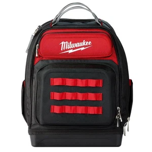 Milwaukee Jobsite Backpack 15-In Hardshell Protected Storage Organizer Tool Bag - Picture 1 of 1