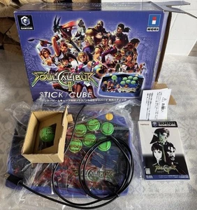 HORI Soul Calibur 2 II Arcade Stick Controller Nintendo Gamecube Japanese CIB - Picture 1 of 19